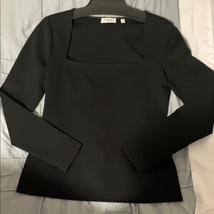 Babaton NWOT Long Sleeve Square Neck Top NWOT